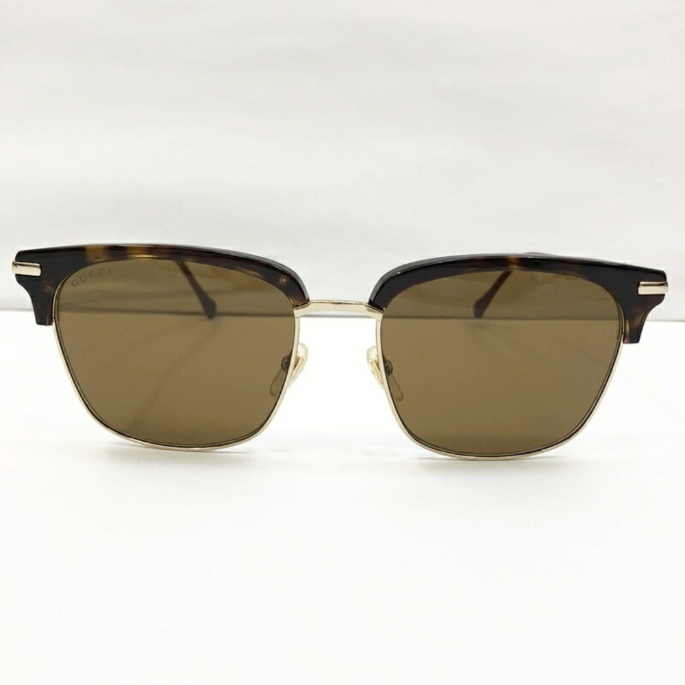 Gucci Rectangular Sunglasses Gold - image 2
